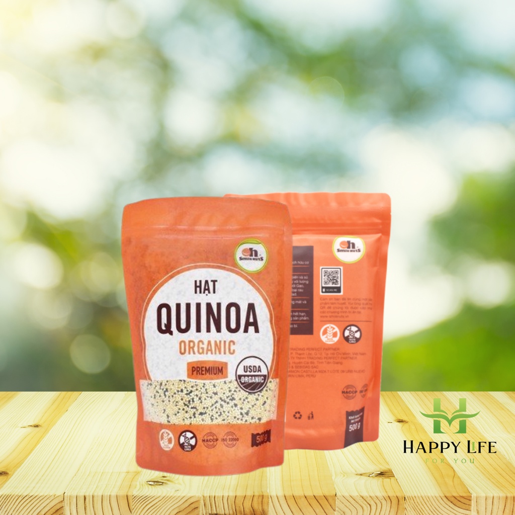 Hạt chia hữu cơ nam mỹ hộp 500g - nhập khẩu Peru - Happy Life 4U