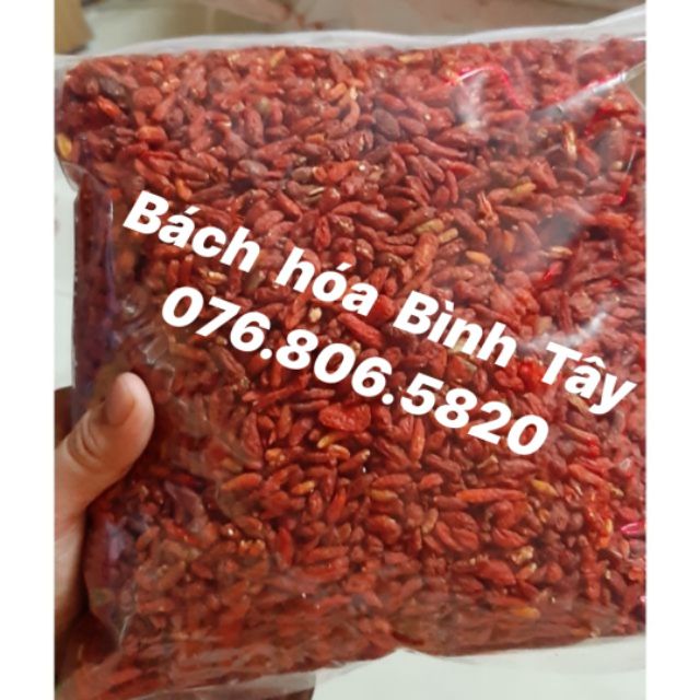 Câu Kỉ Tử _ Kỷ Tử chua sấy khô hàng loại 1 (1kg)