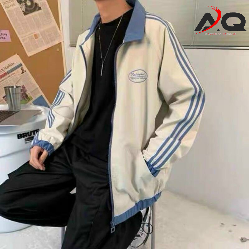 Áo khoác bomber thêu MARCUS áo dù bomber chất mero đẹp xịn xò chuẩn shop AQ STORE