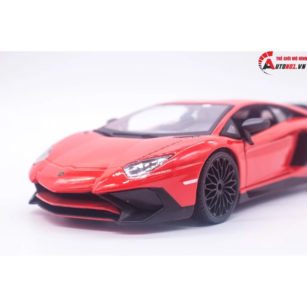 MÔ HÌNH LAMBORGHINI AVENTADOR LP 750-4 SV PLUS 1:24 BBURAGO 3667