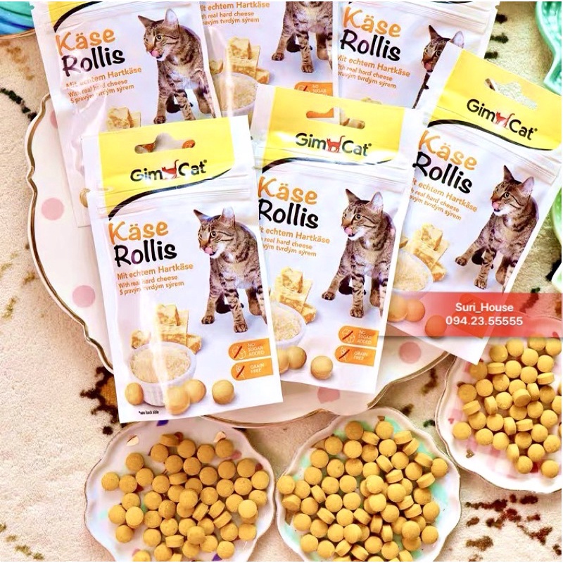 Viên Phomai Gimcat Viên dinh dưỡng cho mèo tăng cân giảm stress hỗ trợ tiêu hóa VG01 (425g)