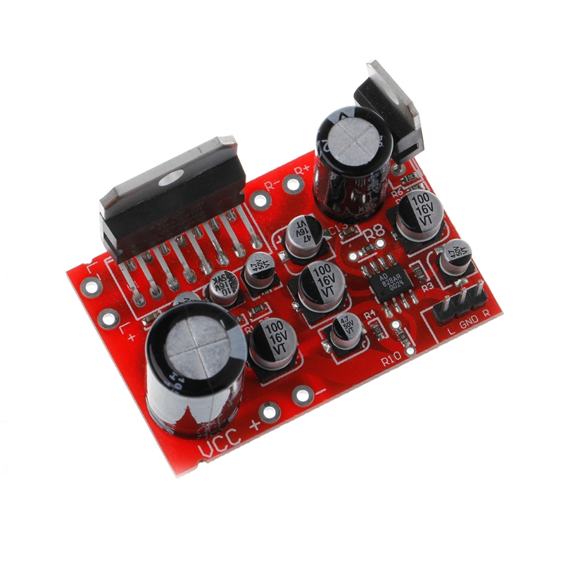 Bảng mạch khuếch đại DC 12V TDA7379 38W+38W với bộ tiền khuếch đại AD828