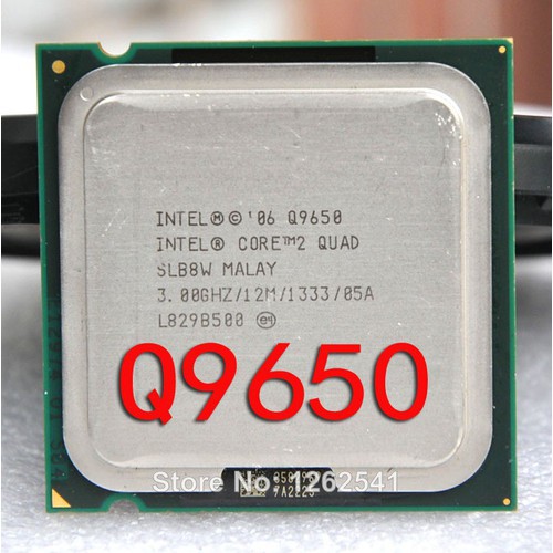 Cpu Q9650 mạnh nhất socket 775 - q9650