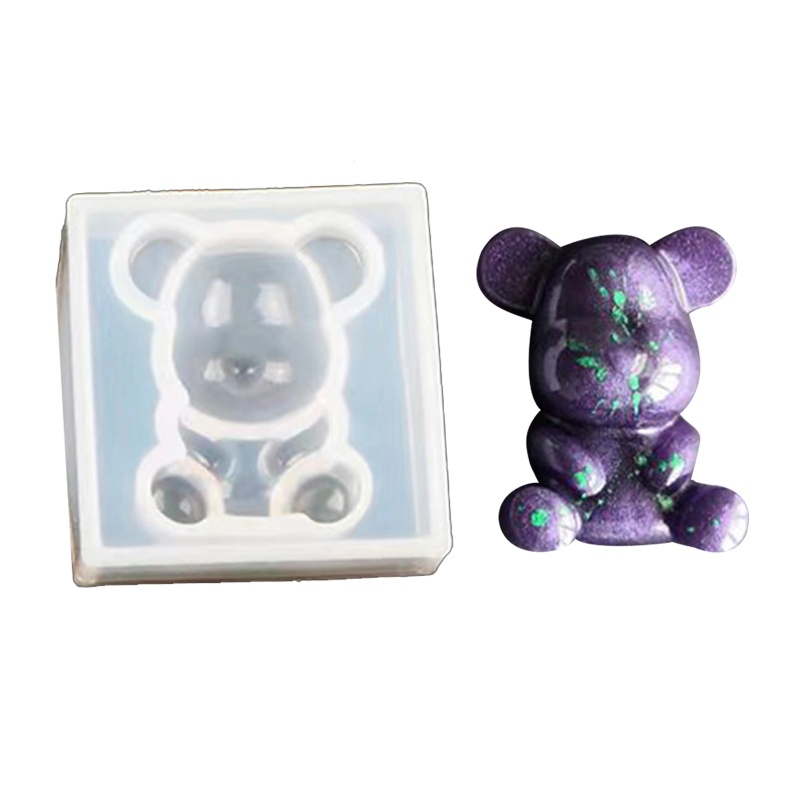 Khuôn Silicone Làm Mặt Dây Chuyền / Móc Khóa Bằng Resin Hình Động Vật