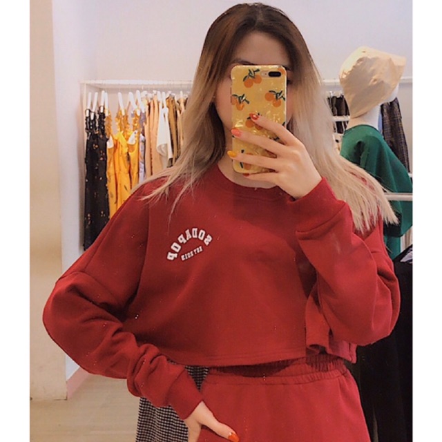 Áo nỉ có thêu hình Pacman SODA POP