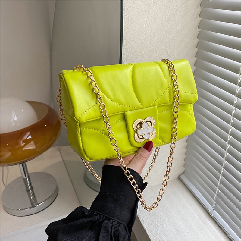 Túi Đeo JASMIN NOIR Chéo Da PU Phối Dây Xích Thời Trang Nữ