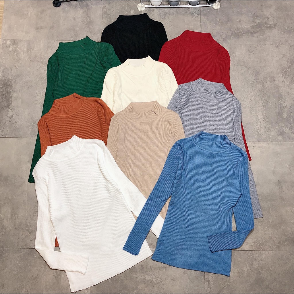 Áo len tăm cổ 3p hot hot