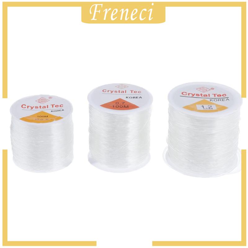 Cuộn Dây Pha Lê Co Giãn 0.7mm Dài 10m Dùng Làm Đồ Thủ Công