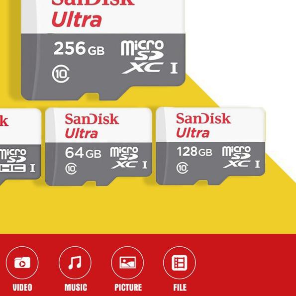 Thẻ Nhớ Sandisk 32gb 64gb 128gb 256gb Ultra Class10 80mbps