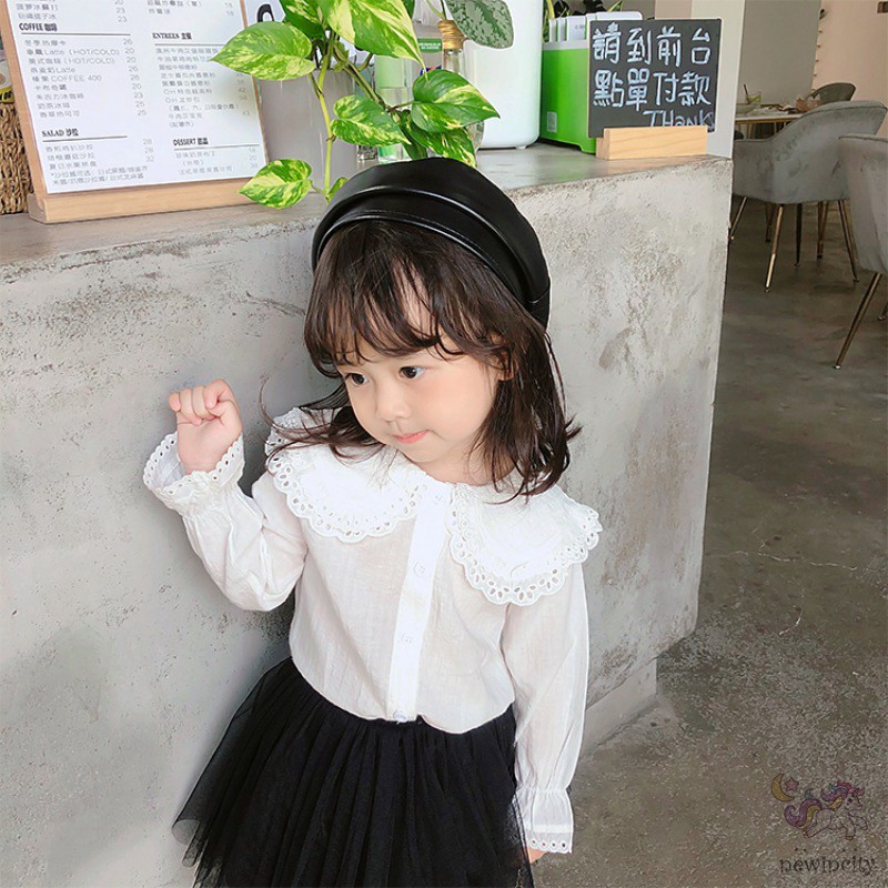 Áo Sơ Mi Tay Dài Kiểu Dáng Đáng Yêu Thời Trang Hàn Quốc Dành Cho Nữ