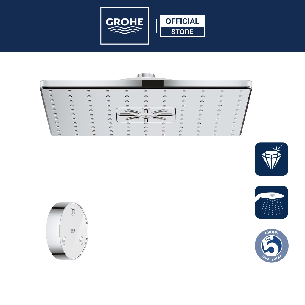 Bát Sen 2 Chế Độ GROHE Rainshower Smartconnect 310 Cube - 26643000