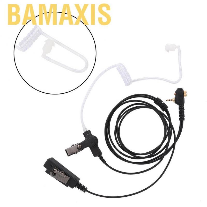 Bamaxis Air Tube Duct PTT Earpiece Headset for Motorola MTH600 MTH650 MTH800 MTH850