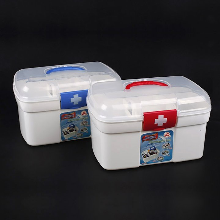 Hộp Đựng Thuốc Y Tế. Hộp Thuốc Gia Đình. Chất Liệu Nhựa Dẻo PP Nguyên Sinh