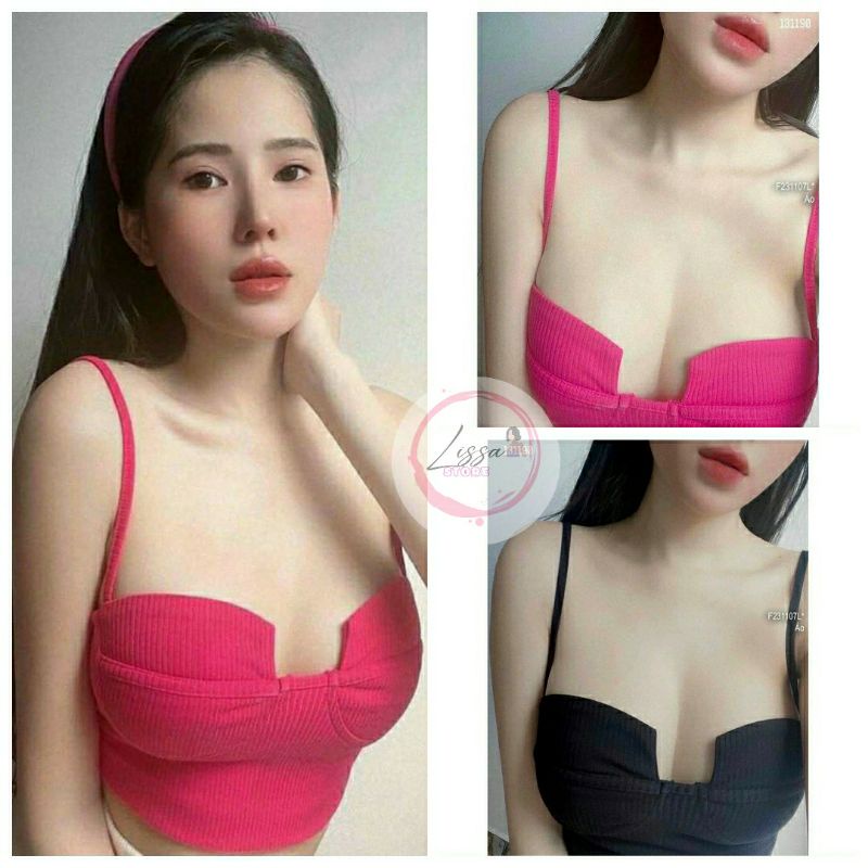 Áo croptop hai dây sexy gợi cảm (ẢNH THẬT) 116