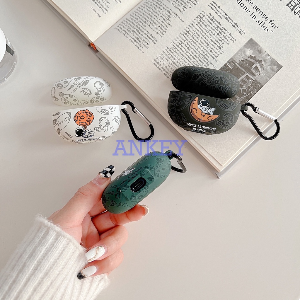 Xiaomi Buds 3 / 3T Pro Vỏ Bảo Vệ Hộp Sạc Tai Nghe Bằng Silicon Họa Tiết Phi Hành Gia Độc Đáo