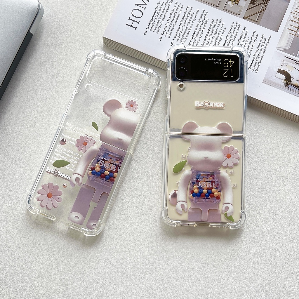 Ốp Điện Thoại tpu Mềm Trong Suốt Chống Sốc In Hình Hoạt Hình Dễ Thương Cho Samsung Galaxy Z Flip 3 5G