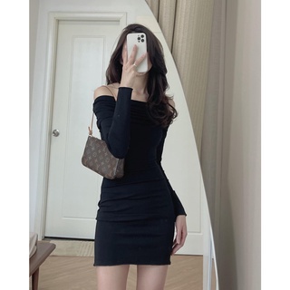 V148 Váy body trễ vai Audrey