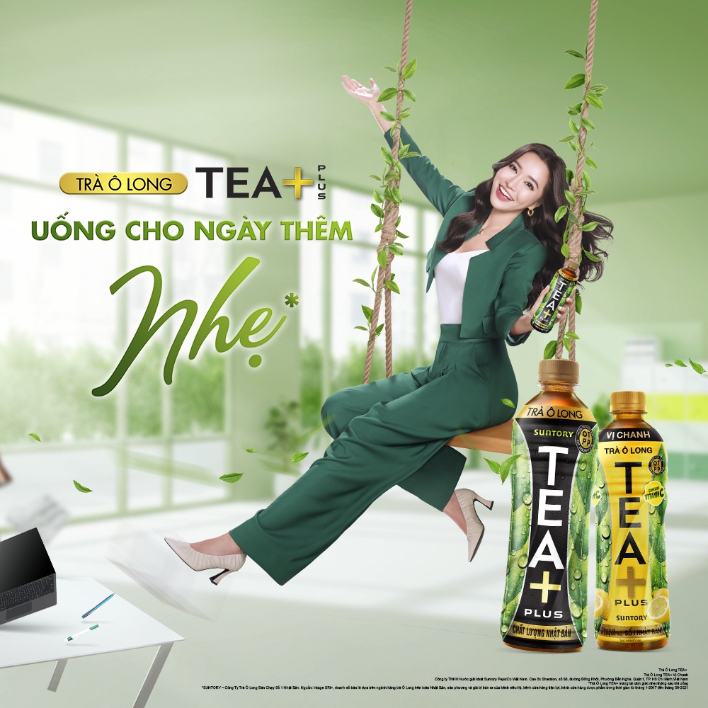 [HCM |ĐN |HN]Thùng 24 Chai Trà Ô long Tea+ (320 ml/chai)