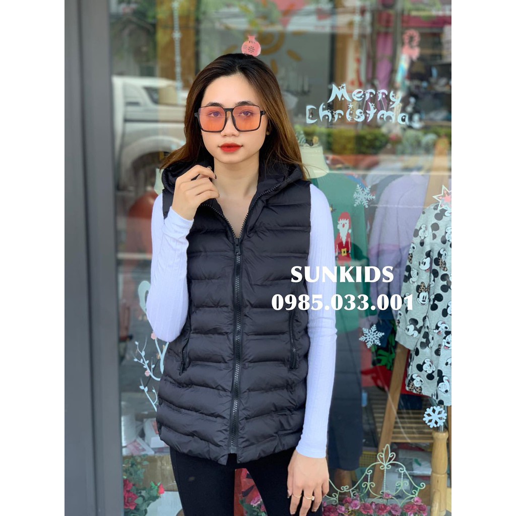 Áo phao gile chần bông ZR 3 cúc sườn