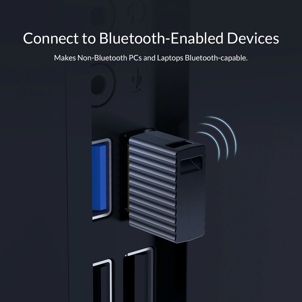 USB Bluetooth 5.0 - Orico BTA-508 - Dành cho PC, Laptop - Chính hãng bảo hành 12 tháng!