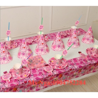 Đồ trang trí sinh nhật hello kitty(44 món)
