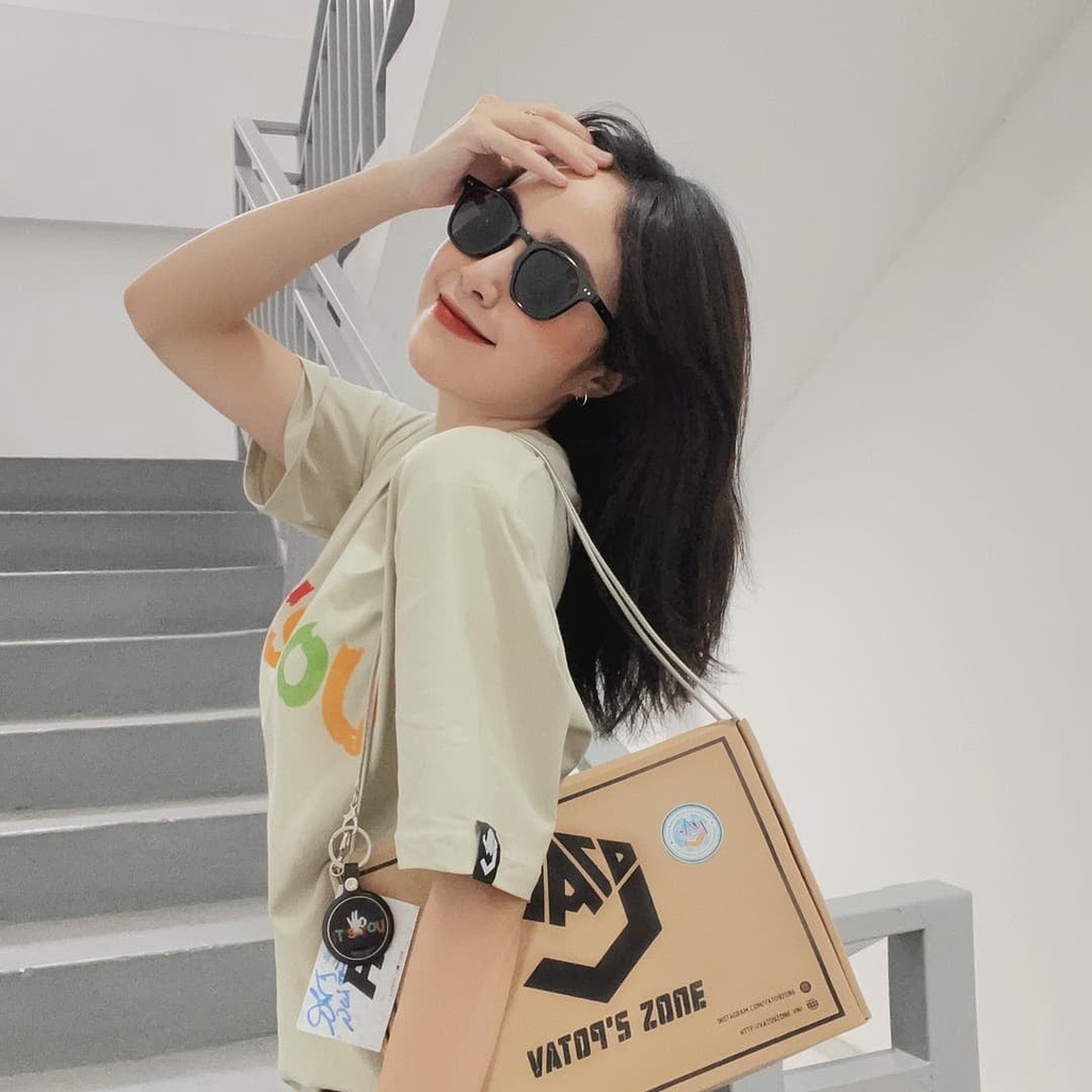 ( Áo thun Vato9) ITS YOU BASIC XÁM XANH