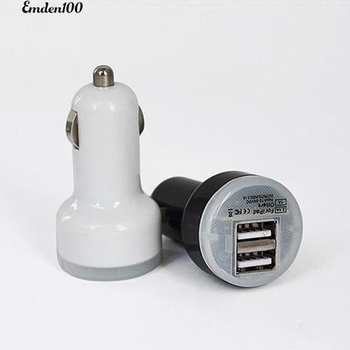 Tẩu sạc trên xe hơi 2 cổng USB 5V 2.1A/1A