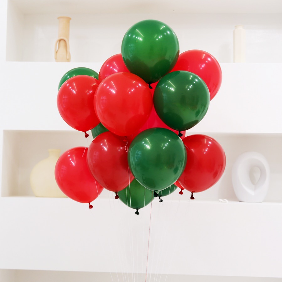 Bộ 30 Bong Bóng Cao Su Hình Bông Tuyết Trang Trí Giáng Sinh