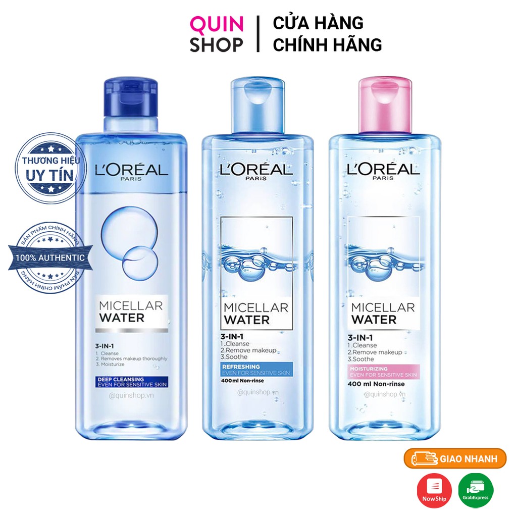 Nước Tẩy Trang Loreal Micellar Water 3 In 1 | BigBuy360 - bigbuy360.vn