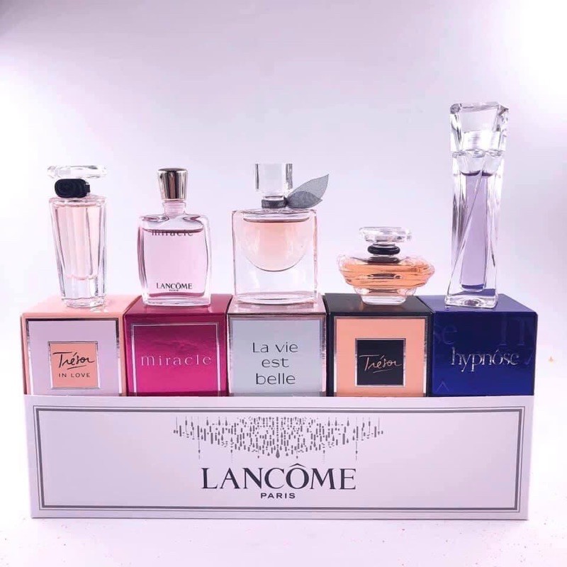 Tách set nước hoa Lancome nữ 5 mùi cực hot của hãng
