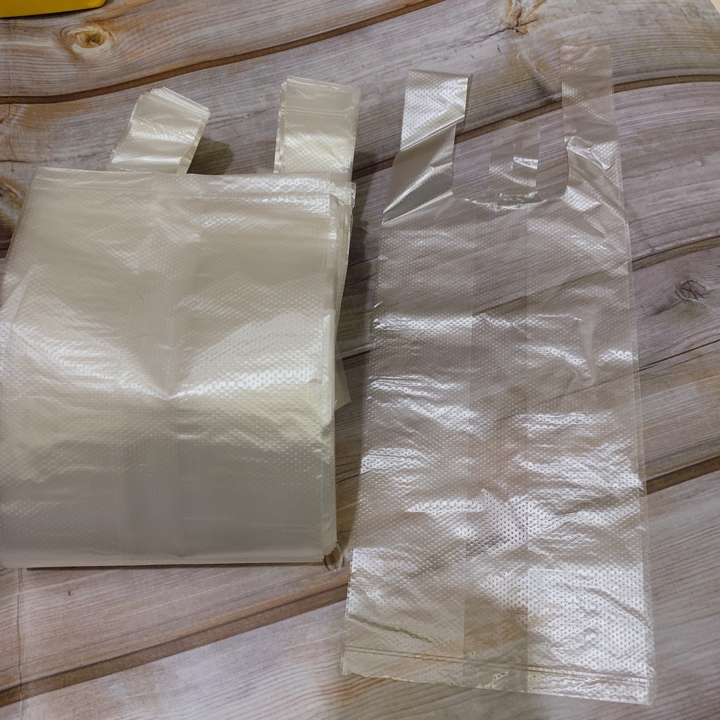 500g túi nylon hai quai trong suốt, túi xốp đựng trà tắc, cà phê, nước mía tiện lợi -THEGIOIINAN2021