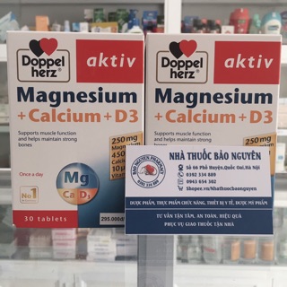 Magnesium + Calci + D3 Doppel Herz - Ngăn ngừa nguy cơ loãng xương