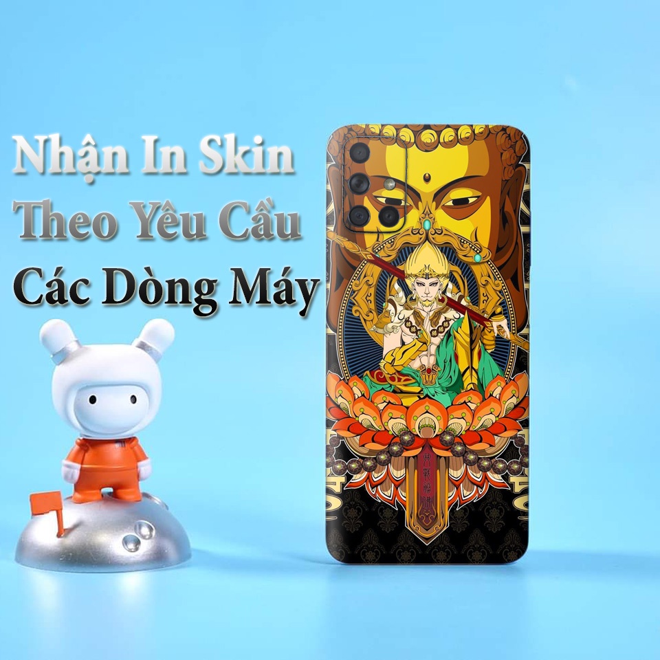 Miếng Dán Skin Điện Thoại In Hình Tôn Ngộ Không Cho Iphone 7/ 8/ X/ 11/ 11 Pro Max/ 12/ 12 pro max/ 13/ 13 pro max