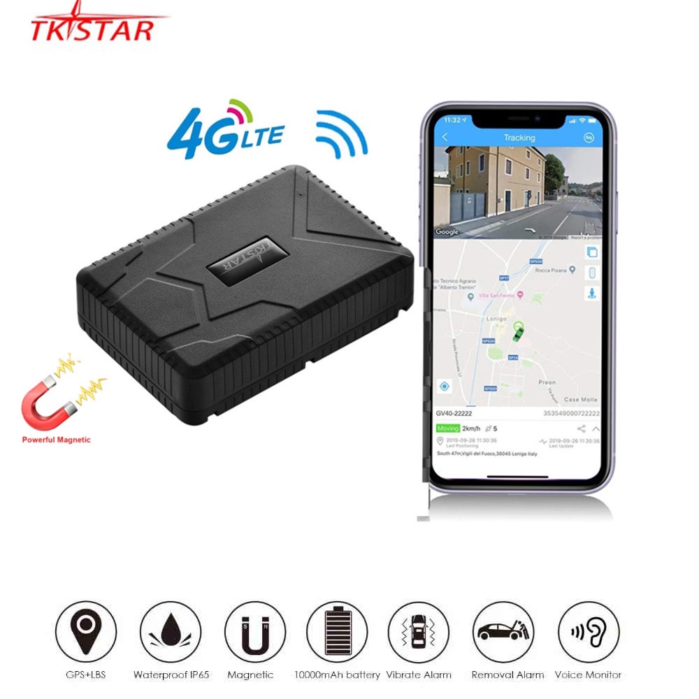 Car GPS Tracker TK915 GPS Locator 10000Mah Magnet Waterproof IP65 GPS Car Tracker Tamper Alert Lifetime Free APP PK Tkstar TK905