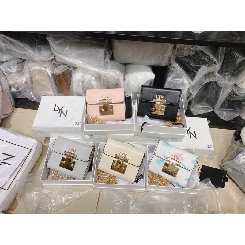 Ví lyn gấp mini kèm dây đeo