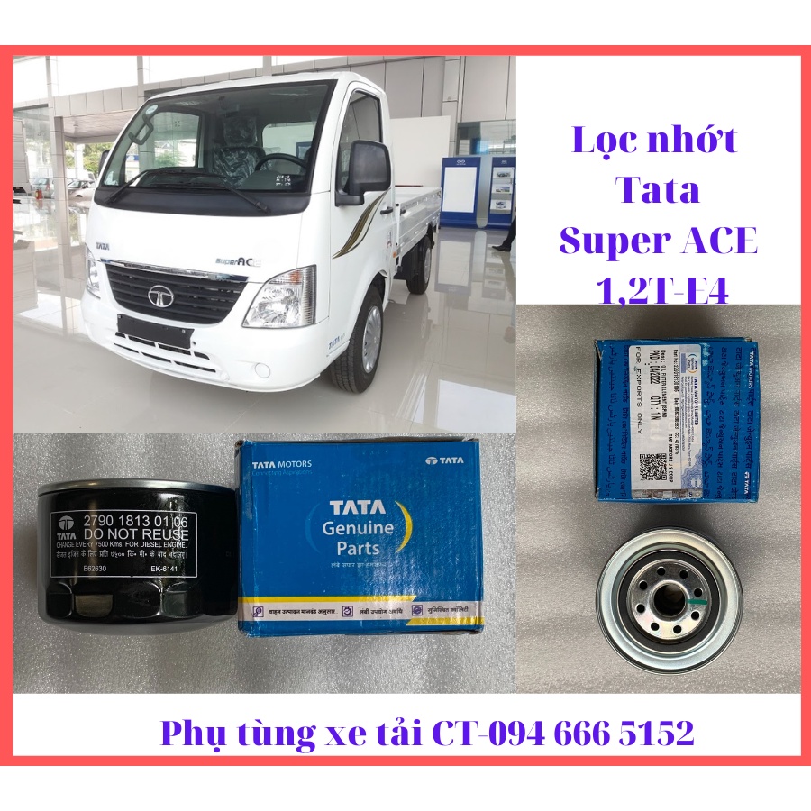 Lọc nhớt/lọc gió/lọc nhiên liệu Tata Super Ace E4-Chính hãng