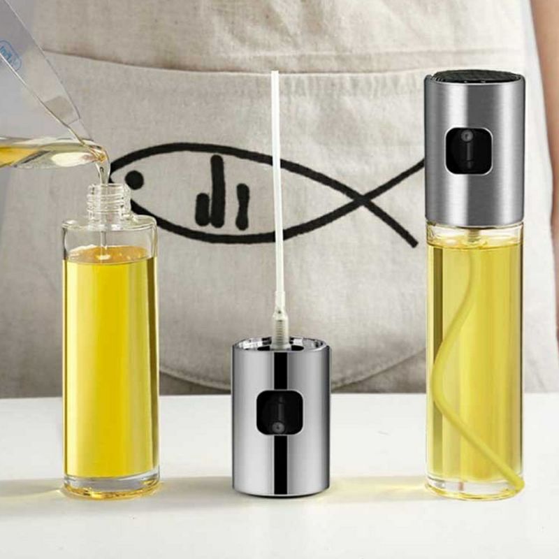 Bình xịt dầu ăn phun sương cao cấp 100ml thân thủy tinh