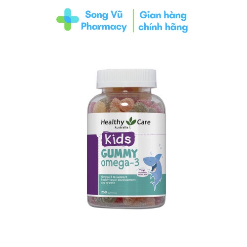 Kẹo dẻo bổ sung Omega3 cho bé - Healthy Care Omega3 Gummies 250 viên