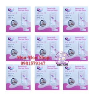 Combo sỉ 10 hộp túi trữ sữa GB Baby mẫu mới
