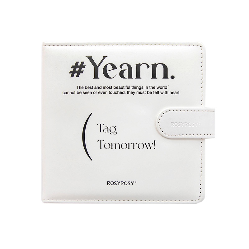 Sổ Tay Bằng Da ∞ ins Hình Vuông Có Khóa Từ Tính Đa Chức Năng Dùng Lên Kế Hoạch Hàng Ngày