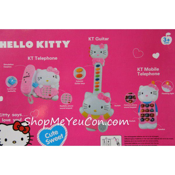 Bộ 3 nhạc cụ Kitty #1203