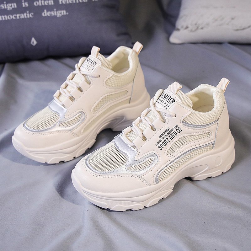💘 Giày thể thao hỗ trợ tăng chiều cao thiết kế trẻ trung sành điệu dành cho nữ 💘 chống trượt  thoải mái  thời trang 💘 đế mềm thoáng khí  thiết kế mới