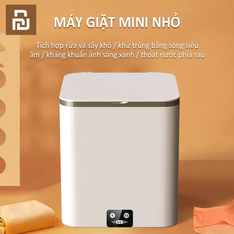 Youpin Máy Giặt Mini Máy giặt siêu âm USB quần lót quần lót máy sấy vớ