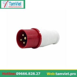 Phích cắm công nghiệp 3 pha 16A 4 chấu [SALE ĐẶC BIỆT]