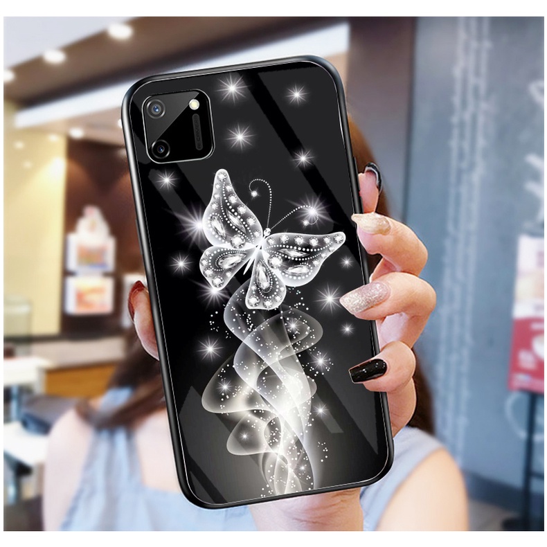 Ốp Lưng REALME C11 ,C21Y,C11 2021,C20 ,C25Y Ốp kính bóng cao cấp mới nhất