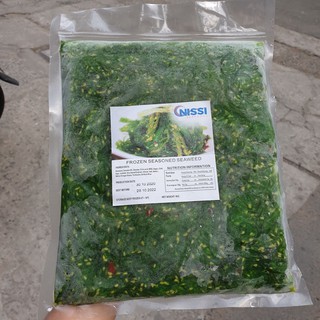 hỏa tóc / có lẻ dùng thử / Salad RONG BIỂN TƯƠI TRỘN MÈ NHẬT BẢN - CHUKA WAKAME sa lát