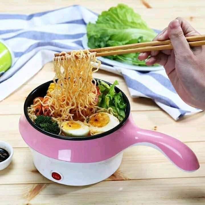 Nồi lẩu mini đa năng kèm giá hấp inox_chiên_xào_nấu ( Loại sezi.18cm )