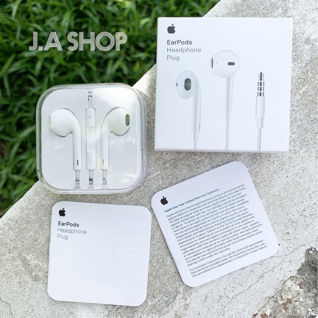 TAI NGHE IPHONE 5/6/6s/6plus CHÍNH HÃNG LIGHTNING TO HEADPHONE JACK 3.5mm ZIN EARPODS (BẢO HÀNH 1 ĐỔI 1)