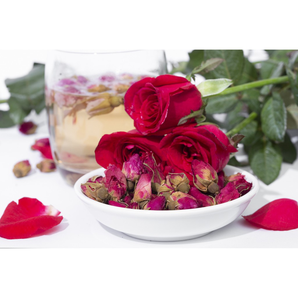 Trà Hoa Hồng Sấy Khô 100g - MÔC TRÀ 98