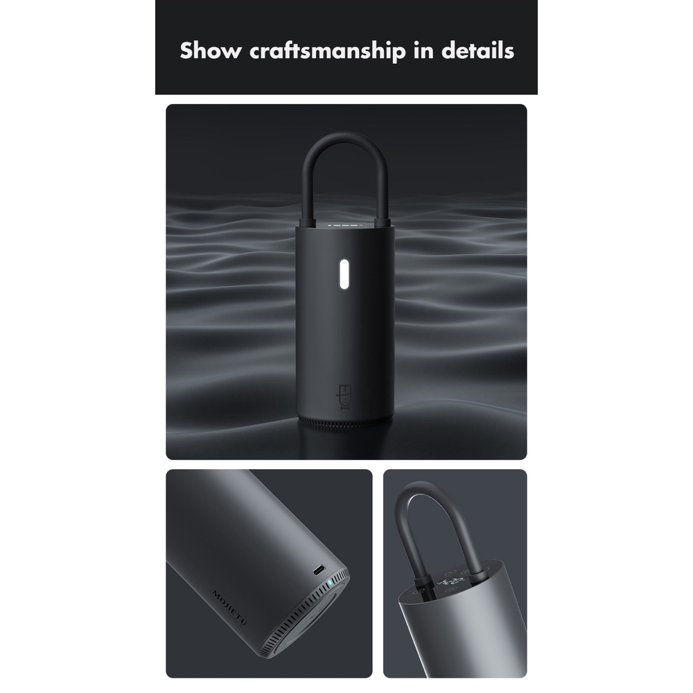 Máy Bơm Lốp Xe Thông Minh Xiaomi Roidmi Mojietu Có Sạc Nhanh Chất Lượng Cao